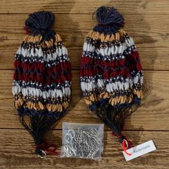 Rocknetz gem. Foto, klassische Ausführung,  passend für 26"-28" Räder der 20-60er Jahre. 