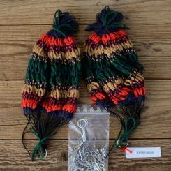 Rocknetz gem. Foto, klassische Ausführung,  passend für 26"-28" Räder der 20-60er Jahre. 