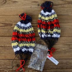 Rocknetz gem. Foto, klassische Ausführung,  passend für 26"-28" Räder der 20-60er Jahre. 