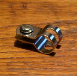 Sportbandage, verchromt, für Bremsanker, 14,0 mm, orig. Altbestand         