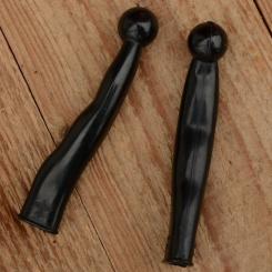 Hebelüberzug mit Kugel, universal, schwarz, L=100mm 