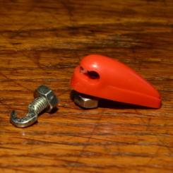 Strebenbefestigungsbolzen rot,aerodynamisch, Kunststoff, M5 x 7mm 