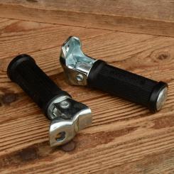 Fußrasten "DENFELD", für Moped / Kleinkraftrad, runde Ausführung, Bohrung 13mm     