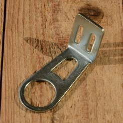 Carbidlaternenhalter, chromatisiert, f. Gabelschaft 1" 