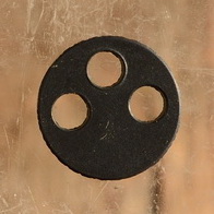 Hartgummi-Dichtung 13.5 x 2.2 mm, 3-loch, original KARCOMA Fertigung aus Deutschland 