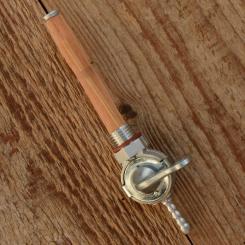 Benzinhahn "Frankfurter-Modell", gr. Ausführung, tankseitig M14x1,5mm, Abgang 6mm Schlauchstutzen, mit Reserve 