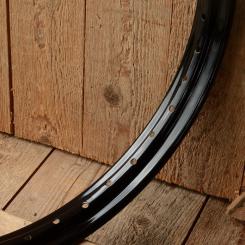 Felge Fahrrad/Transportrad, 20" x 2,25 Stahl, schwarz, 36Loch, 46mm breit 