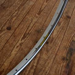 Fahrradfelge Kastenprofil, 27 x 1  1/4 , (630), verchromt, 36 Loch, alte Neuware der 60-80er Jahre 