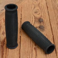 Griffbezug Motorfahrrad, Gummi, schwarz, ballige Form, L: 133 mm, Durchmesser: 25 mm, beidseitig offen 