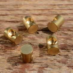 Lötnippel, D=5.0/1.8mm, L=7.0mm, Messing, FIX Bez. 12B 