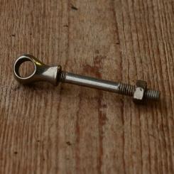 Bremsführung gerade, vernickelt, orig. 20/30er Jahre, ggf. minimale Patina 