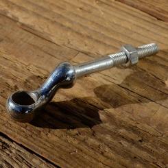 Bremsführung gekröpft, verchromt, M6, Bolzenlänge 5cm, Gesamtlänge 8cm 