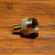 Ventilkappe für Autoventil (AV), mit Ventilschlüssel, Messing vernickelt 