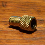 Ventiladapter Dunlopventil auf Autoventil, Messing 