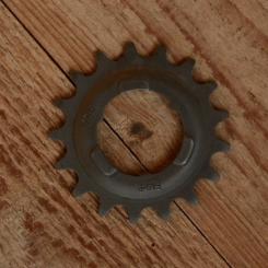 Ritzel 1/2 x 1/8 Steckausführung, "Z=17", anthrazit oder silberfarben, passend für F&S Torpedo- u. div. weitere Freilaufnaben  