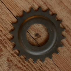 Ritzel 1/2 x 1/8 Steckausführung, "Z=20", anthrazit oder silberfarben, passend für F&S Torpedo- u. div. weitere Freilaufnaben  