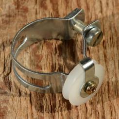 Kettenleitrolle, für Schaltzug, glanzverzinkt, orig. F&S NOS 