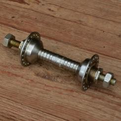 Nabe Vorderrad, "WECO", gerillt, orig. 60/70er Jahre, verchromt, 36Loch, FG 7.9mm 