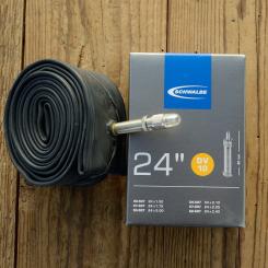 Fahrrad - Schlauch, 24 x 1.5-2.4  (40/57-507), DUNLOP Ventil (DV10) "SCHWALBE" 