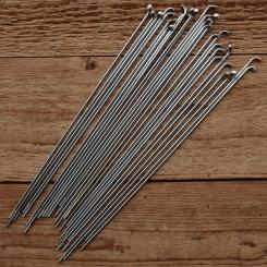 Speiche , ED 2.34 x 2mm, endverstärkt, verchromt, ohne Nippel, !!! Achtung: Nippel 2mm wird benötigt !!! 