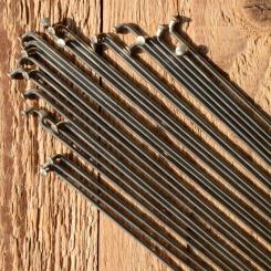 Speiche , ED 2.34 x 2mm, endverstärkt, Edelstahl, ohne Nippel, !!! Achtung: Nippel 2mm wird benötigt !!! 