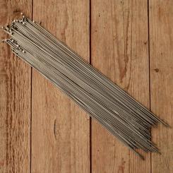 Speichen, DD 2 x 1.8 x 2 mm, doppelt endverstärkt, Edelstahl, ohne Nippel 