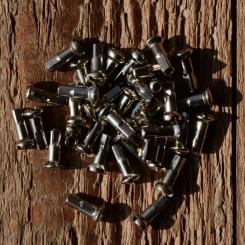 Speichennippel 2mm, D-Schaft=4.0mm, L=11mm Messing vernickelt 