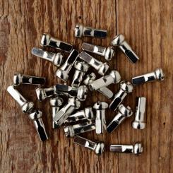 Speichennippel M3, D-Schaft=5.4 mm, L=16mm, Messing vernickelt 