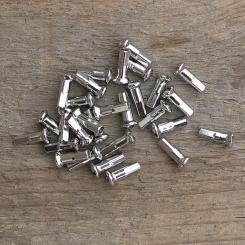 Speichennippel 2.34 mm, D-Schaft=4.0 mm, L=14mm, Messing vernickelt 