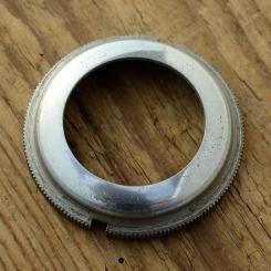 Tretlager Abdeckmutter "DÜRKOPP" f. Fahrräder, D=50/31mm, Gewinde M42 x 1 , verchromt, orig. 50er Jahre 