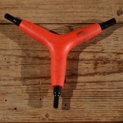 Inbusschlüssel Sternform, 4/5/6mm, kunststoffummantelt, rot 