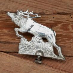 Schutzblechfigur "HIRSCH",  Alu Druckguss, orig. Altbestand 