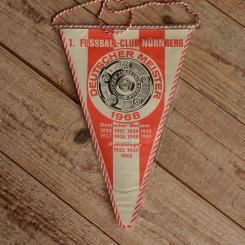 TOBI-Wimpel "1. FC NÜRNBERG", 60/70er Jahre Altbestand 