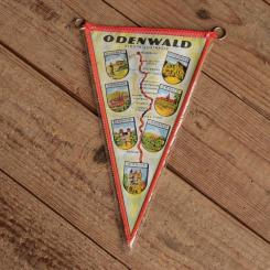 TOBI-Wimpel "ODENWALD", 60/70er Jahre Altbestand 