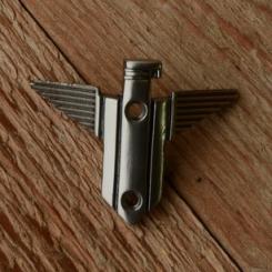 Steuerkopfschild-Figur "ADLER", originalgetreue Nachfertigung des 30er Jahre Gußwappens 