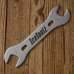 Flachschlüssel,  "ICE TOOLZ" 15/16mm, ideal für Nabenkonen / Kontermuttern. Werkstatt-Qualität ! 