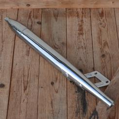 Auspufftopf "ZÜNDAPP 422/423", verchromt, D=26mm/56mm L=570mm 