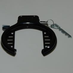 Rundschloss "YWS", schwarz, passend u.a. für div. Hollandräder und Räder mit Anlötplatte für Rundschloß hinten 