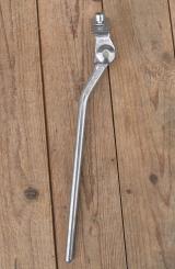 Seitenständer "ESGE", Aluminium, 305 mm, ablängbar für alle Radgrößen von 12 bis 28 Zoll, passend für 50-80er Jahre Fahrräder 