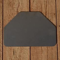 Kennzeichen hinten, unlackiert, passend für 98 ccm Motorfahrrad, frühe Motorräder etc.,  B=205mm/H=138mm 