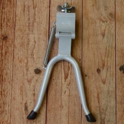 Zweibeinständer, 26/28", silber, Aluminium, solide Ausführung, klassisch gearbeitet 