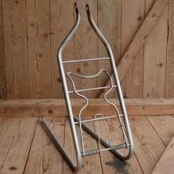 Gepäckträger, passend für 28 Zoll Fahrräder, silber lackiert, B=160mm H=380mm 