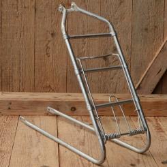 Gepäckträger, passend für 26 Zoll Fahrräder,  silber lackiert , B=140mm H=355mm 