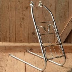 Gepäckträger, passend für 26 Zoll Fahrräder, silber lackiert, B=145mm H=350mm 