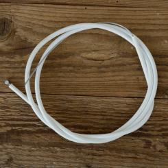 Schaltzug für klassische Sporträder mit Kettenschaltung, weiss,  ! Länge Außen/Innen 110/125 cm 