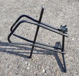 Ausstellungs Ständer, Stahl schwarz,  passend für Rennäder mit Schutzblechen, MTB's etc.  