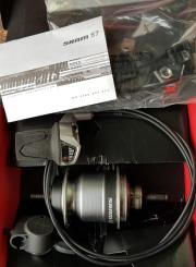 Nabe 7-Gang,"SRAM S 7", mit Rücktrittbremse, incl. Drehgriffschalter, orig. alte Neuware 