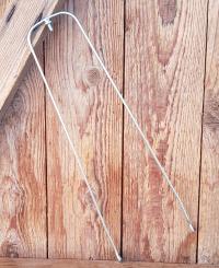 Strebe  24", Überlaufstrebe, glanzverzinkt, B=60mm, L=325mm , Öse: 5 mm 