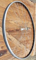 Vorderrad, 28 ", Alufelge für Drahtreifen, Sport-Rennrad, 2 mm Speichen, alte Neuware! 