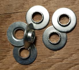 Unterlegscheibe für VR-Nabe mit 7,9 mm Achse, mit Ausfallsicherung, verzinkt, D=20/10/8 mm, 1 Stück 